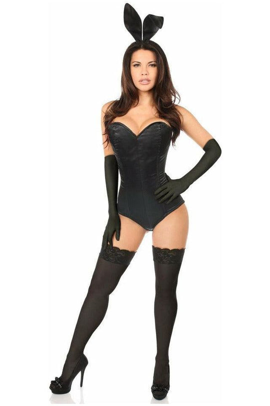 Lavish 4 PC Sexy Bunny Corset Costume - Love it Curvy