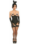 Lavish 4 PC Seductive Bunny Corset Costume - Love it Curvy