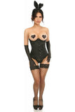 Lavish 4 PC Seductive Bunny Corset Costume