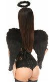 Lavish 3 PC Sexy Dark Angel Corset Costume