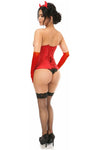 Lavish 4 PC Sexy Red Devil Corset Costume - Love it Curvy