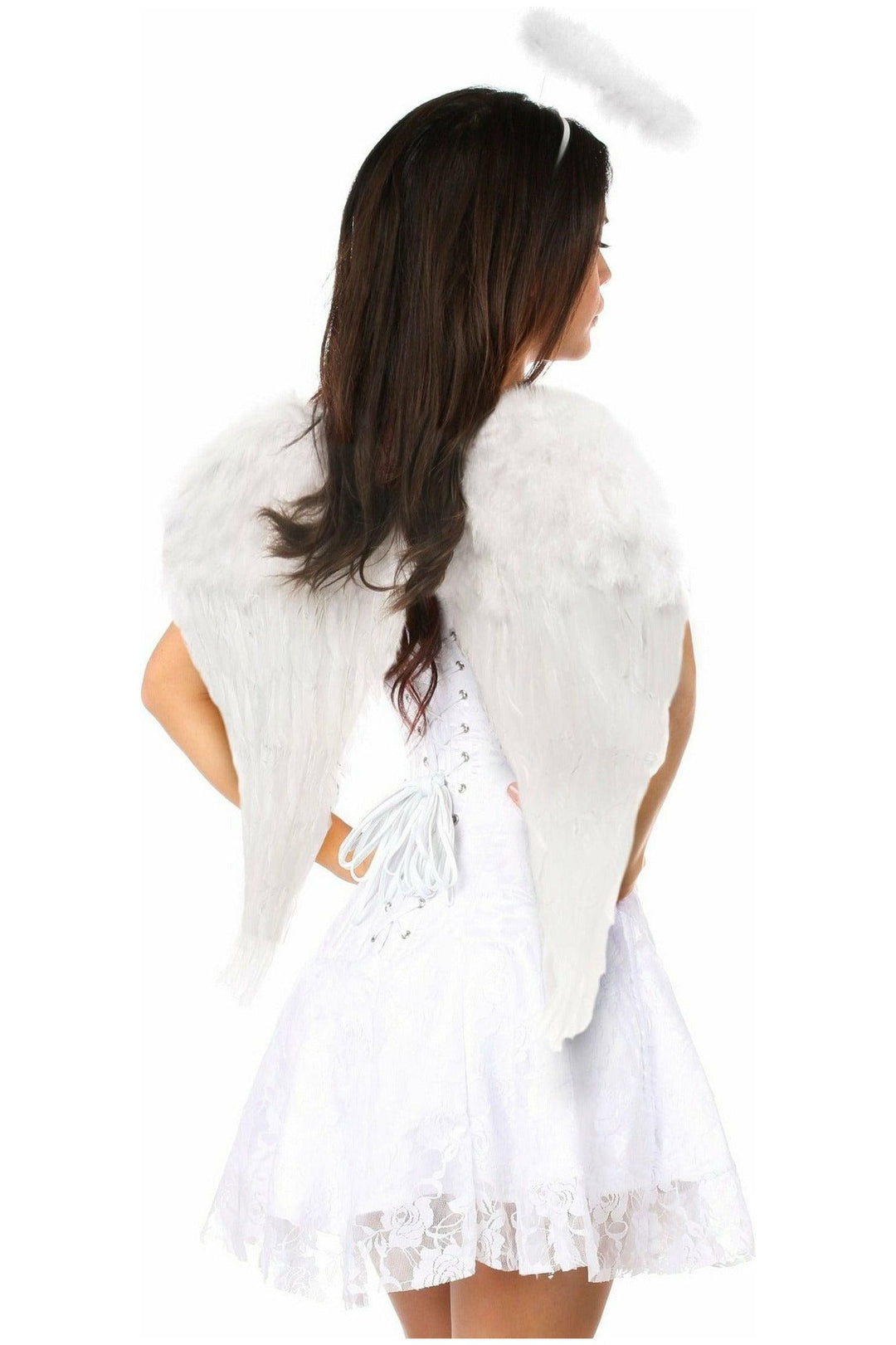 Lavish 3 PC Innocent Angel Corset Costume - Love it Curvy