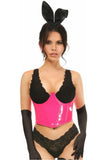 Lavish 4 PC Pink PVC Bunny Corset Costume