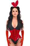 Lavish 4 PC Red Festival Bunny Corset Costume - Love it Curvy