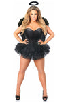 Lavish Flirty Dark Angel Corset Costume - Love it Curvy