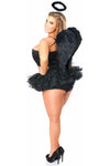Lavish Flirty Dark Angel Corset Costume - Love it Curvy