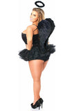 Lavish Flirty Dark Angel Corset Costume