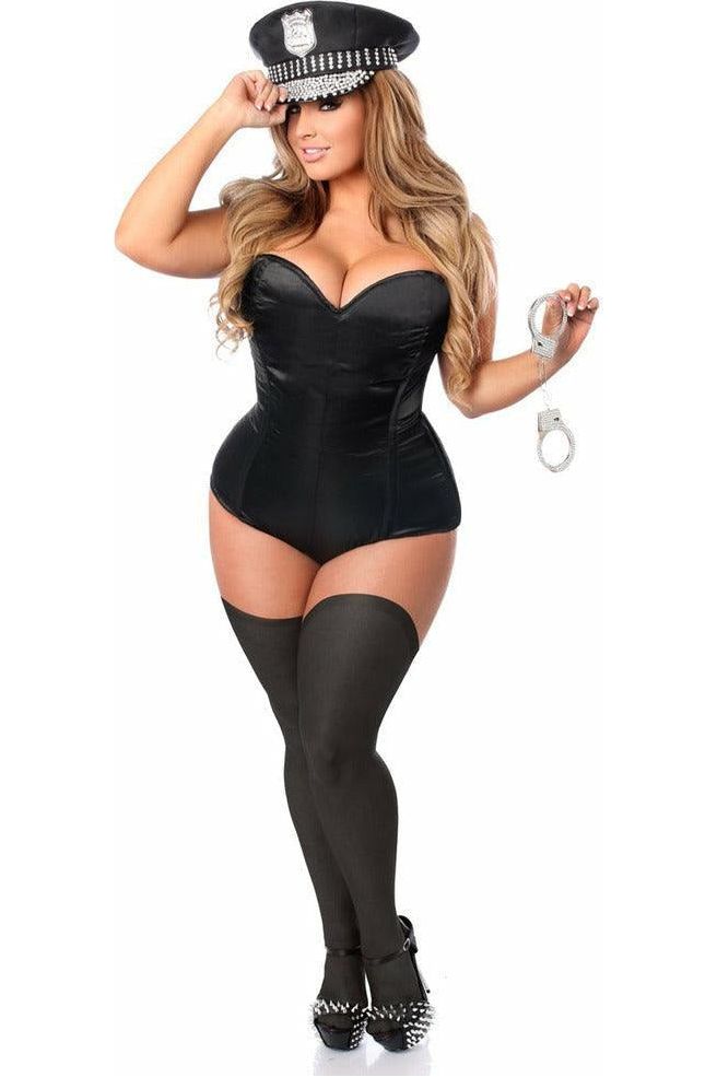 Lavish 3 PC Rhinestone Cop Costume