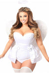 Lavish 4 PC Angelic Corset Costume - Love it Curvy