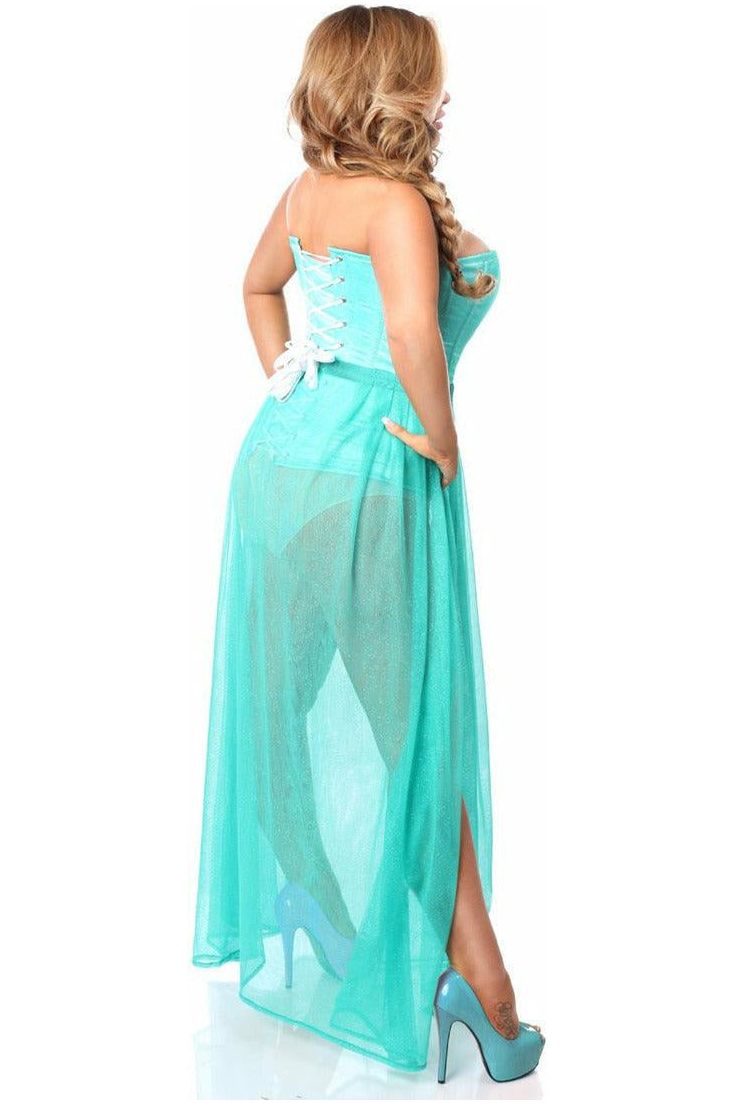 Lavish 2 PC Ice Princess Corset Costume - Love it Curvy