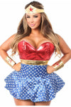 Lavish 3 PC Superhero Corset Dress Costume - Love it Curvy