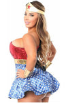 Lavish 3 PC Superhero Corset Dress Costume - Love it Curvy
