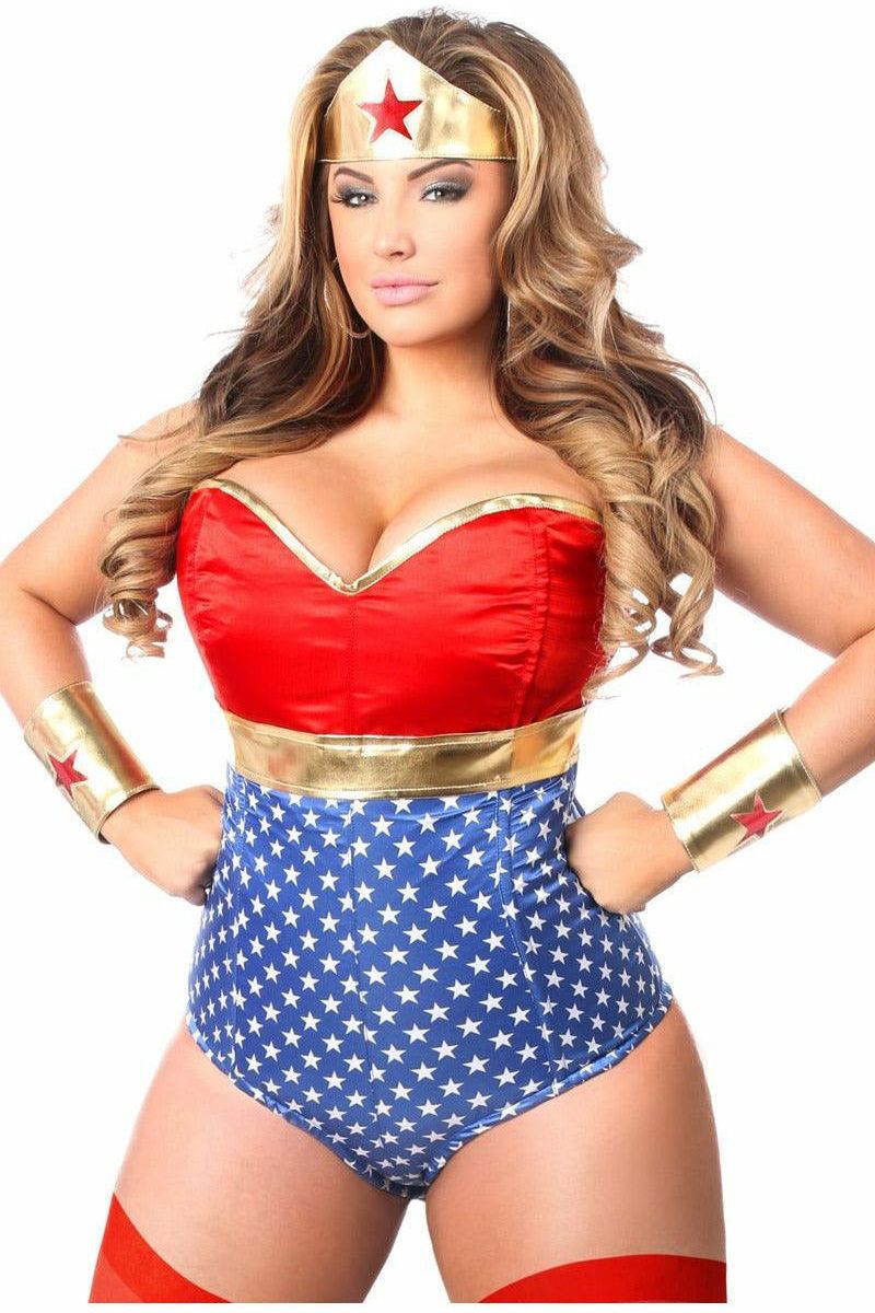 Lavish 3 PC Sexy Superhero Costume - Love it Curvy