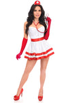 Lavish 5 PC Heart Stopper Nurse Corset Costume - Love it Curvy
