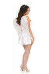Lavish 4 PC Sexy Angel Corset Costume - Love it Curvy