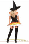 Lavish 4 PC Witch Corset Costume - Love it Curvy