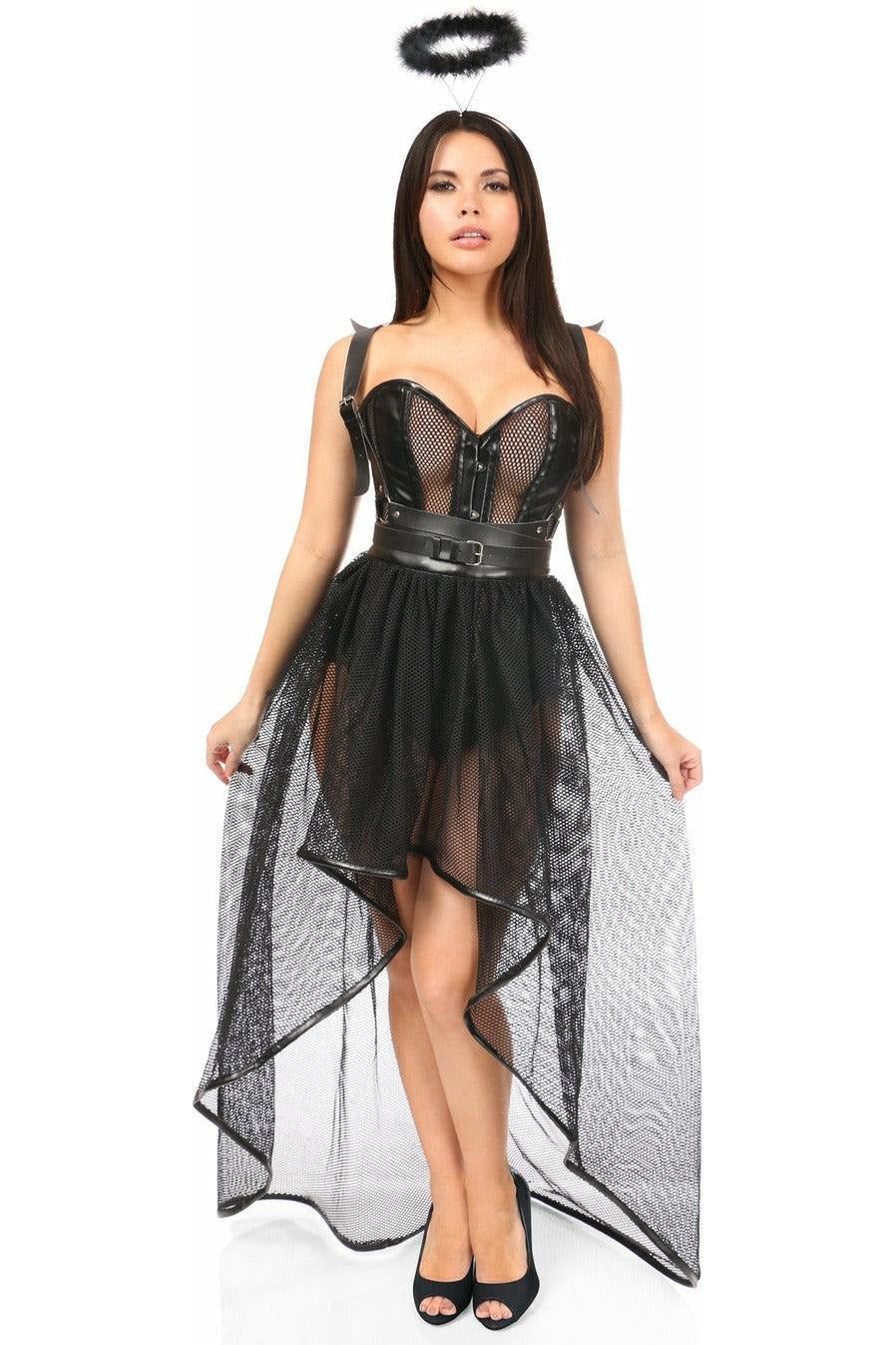 Lavish 4 PC Gothic Angel Costume - Love it Curvy