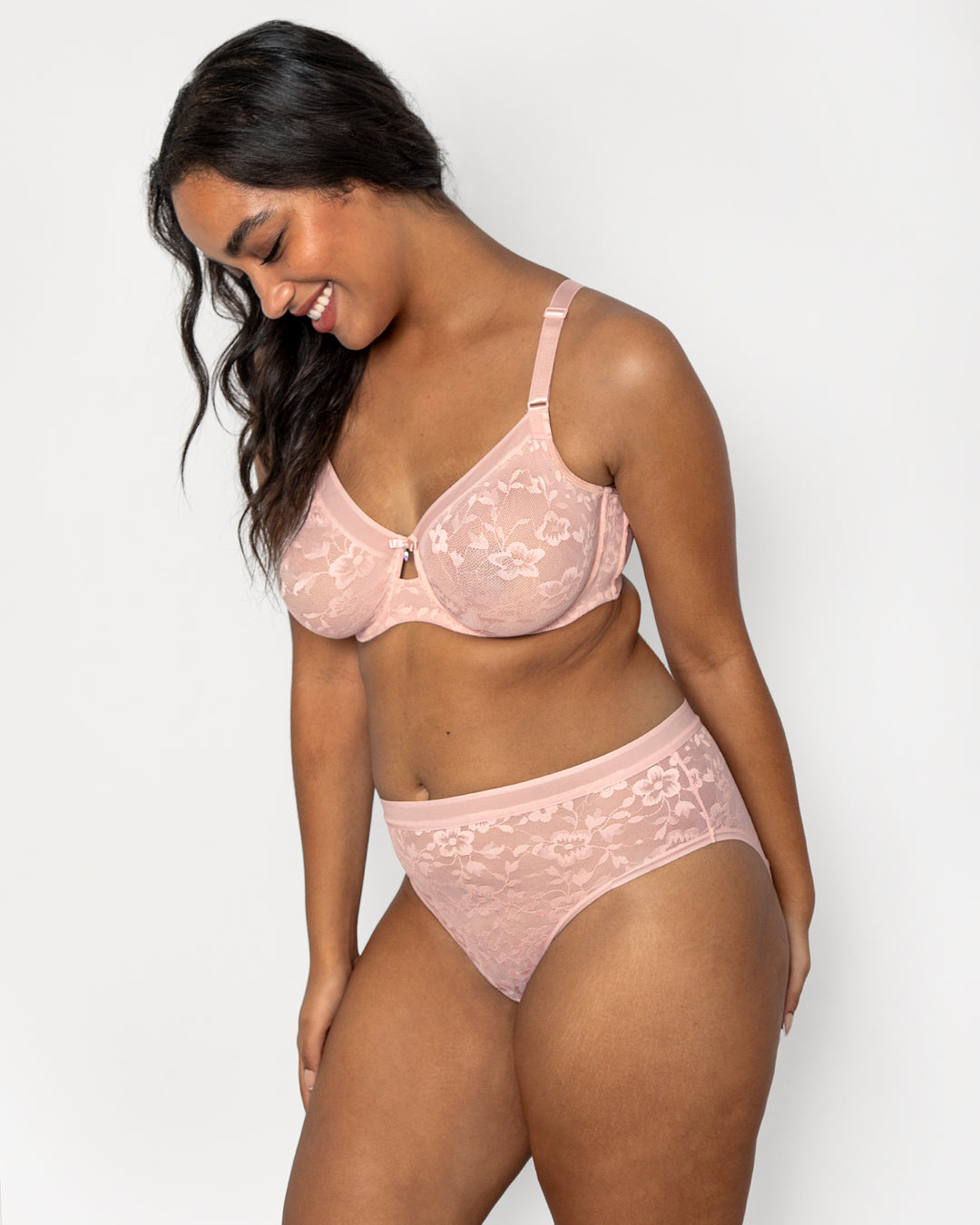 No Show Lace High Cut Brief | Love It Curvy