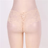 Sexy Sheer Floral Lace Brief Panties in aqua - Love It Curvy