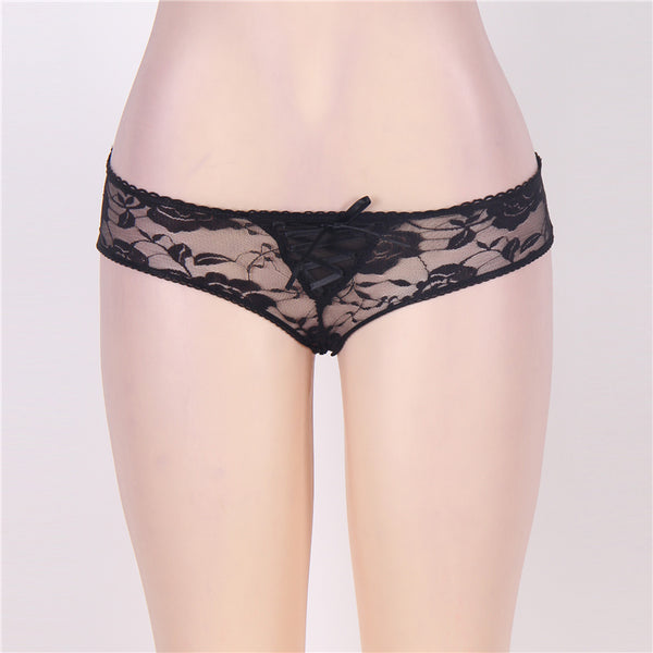 Crotchless Floral Lace Panty | Plus Size | Love It Curvy