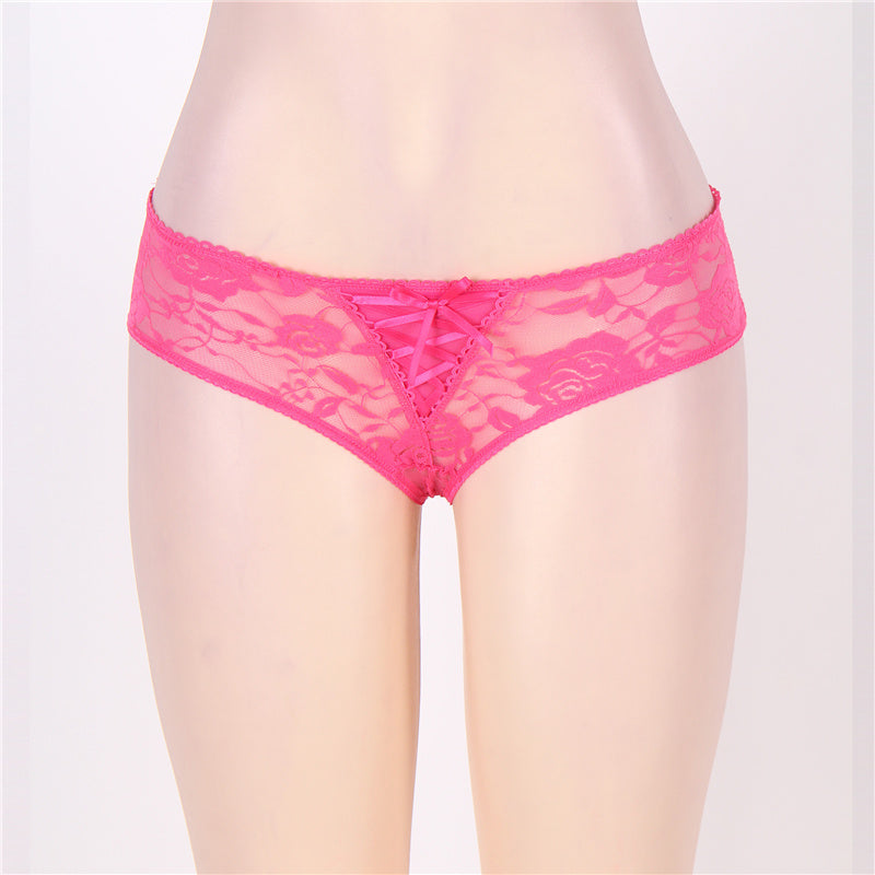 Crotchless Floral Lace Panty | Plus Size | Love It Curvy