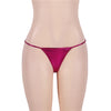 Metallic Faux Leather G-String Thong | Love It Curvy