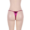 Metallic Faux Leather G-String Thong | Love It Curvy