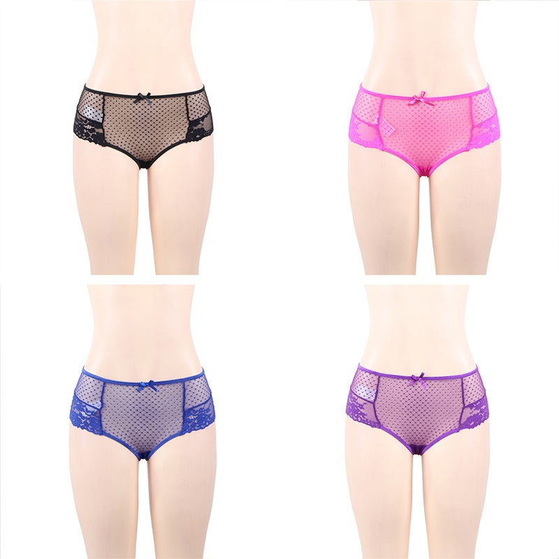 Sexy High Waist Lace Strappy Panty 4in1 Box | Love it Curvy