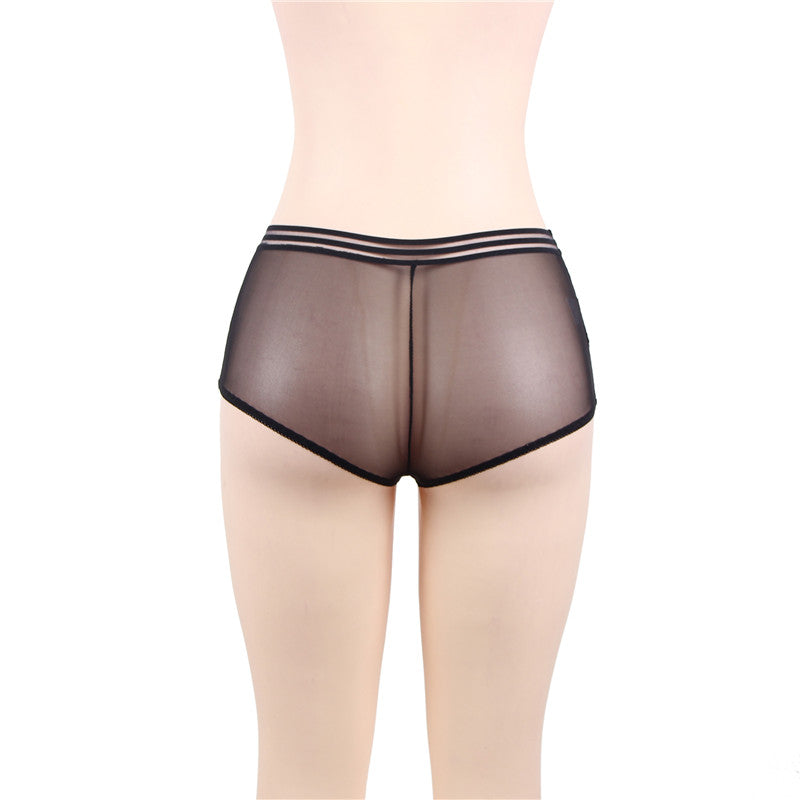 Classy Sheer Mesh High Waist Transparent Panty | Love it Curvy