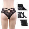 Floral Lace Mesh Panty with Lace-Up Back | Love It Curvy