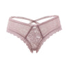 Floral Lace Mesh Panty with Lace-Up Back | Love It Curvy