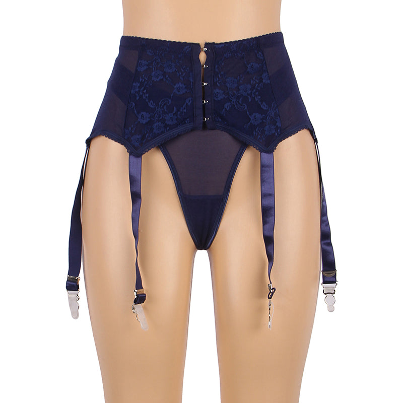 Sexy Lace Gartered Panties Womens High Waist Plus Size Lingerie - Love It Curvy