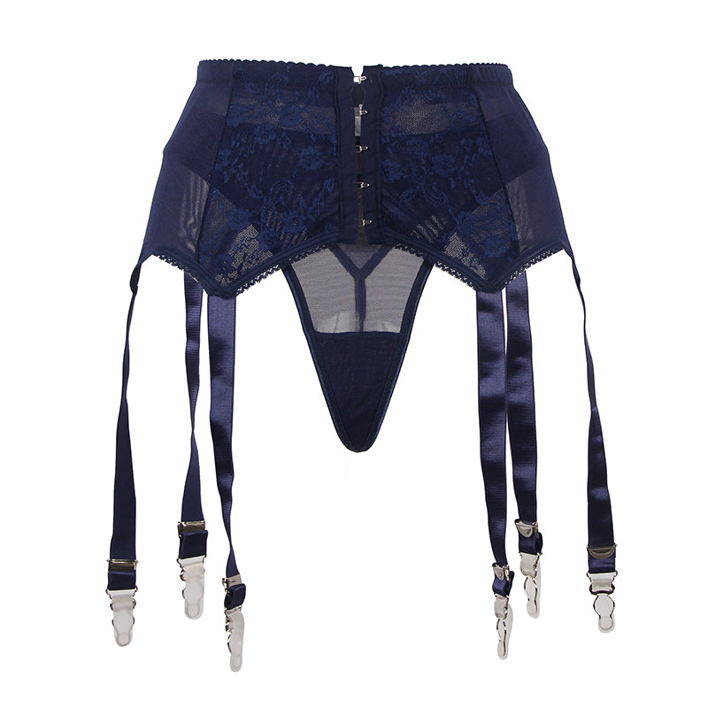 Sexy Lace Gartered Panties Womens High Waist Plus Size Lingerie - Love It Curvy