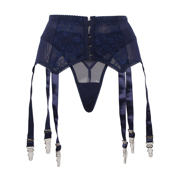 Sexy Lace Gartered Panties Womens High Waist Plus Size Lingerie - Love It Curvy