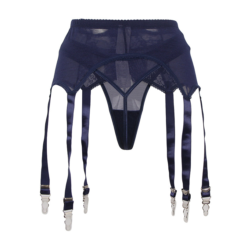 Sexy Lace Gartered Panties Womens High Waist Plus Size Lingerie - Love It Curvy