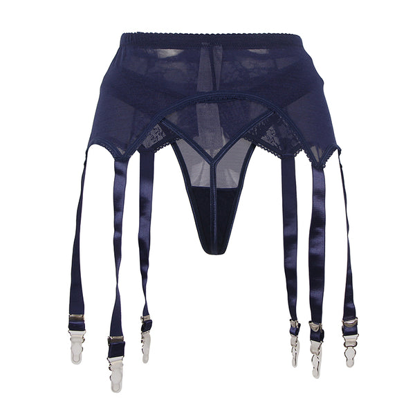 Sexy Lace Gartered Panties Womens High Waist Plus Size Lingerie - Love It Curvy