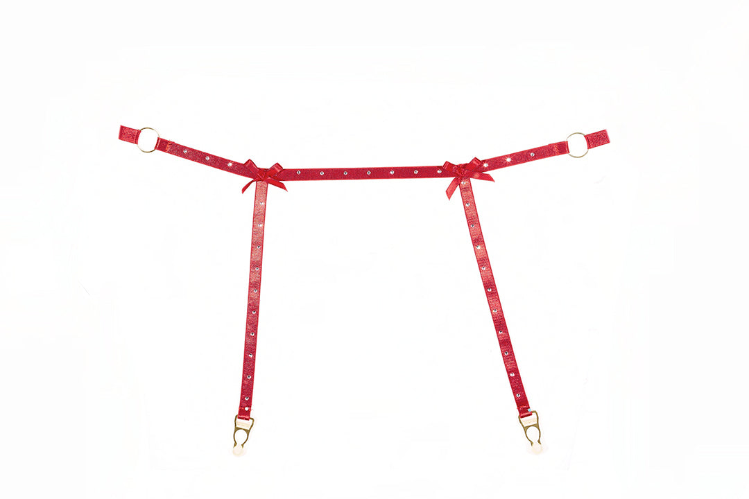 Ashley Garter &amp; Panty Set, front view
