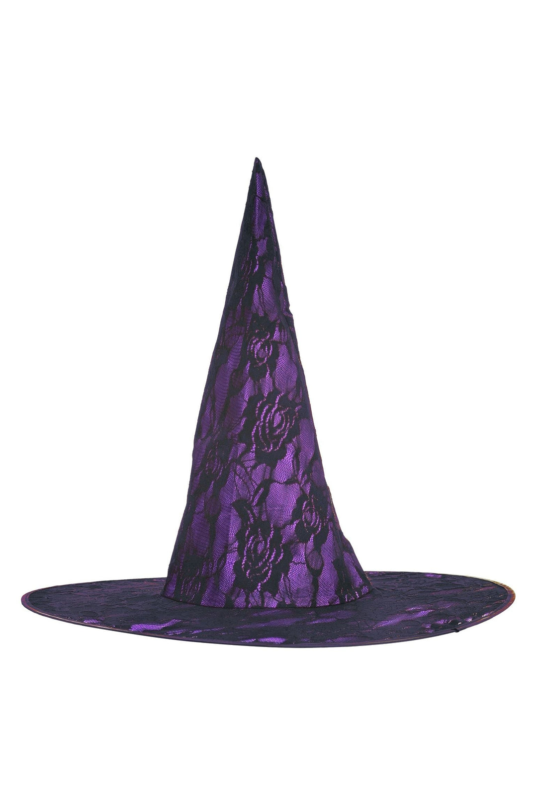 Purple Lace Witch Hat - Love it Curvy