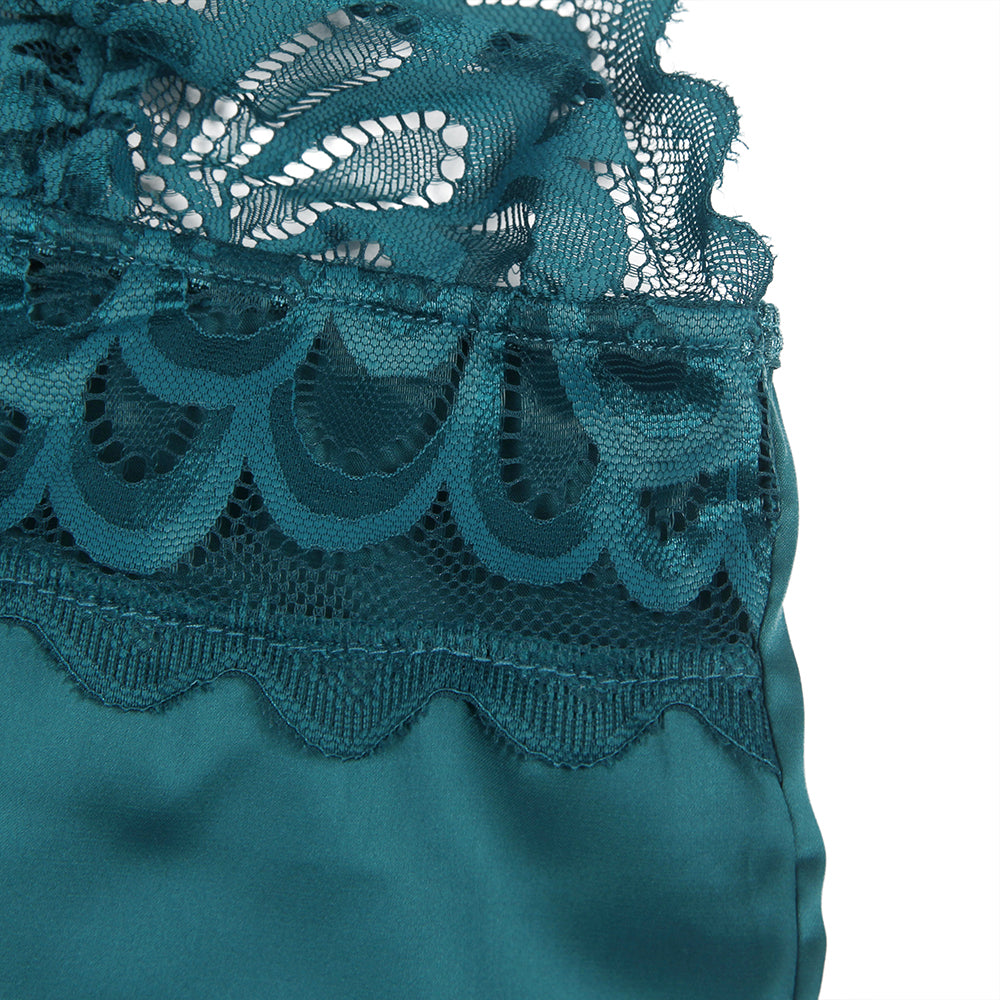 Final Few: Plus Size Floral Lace Babydoll Set