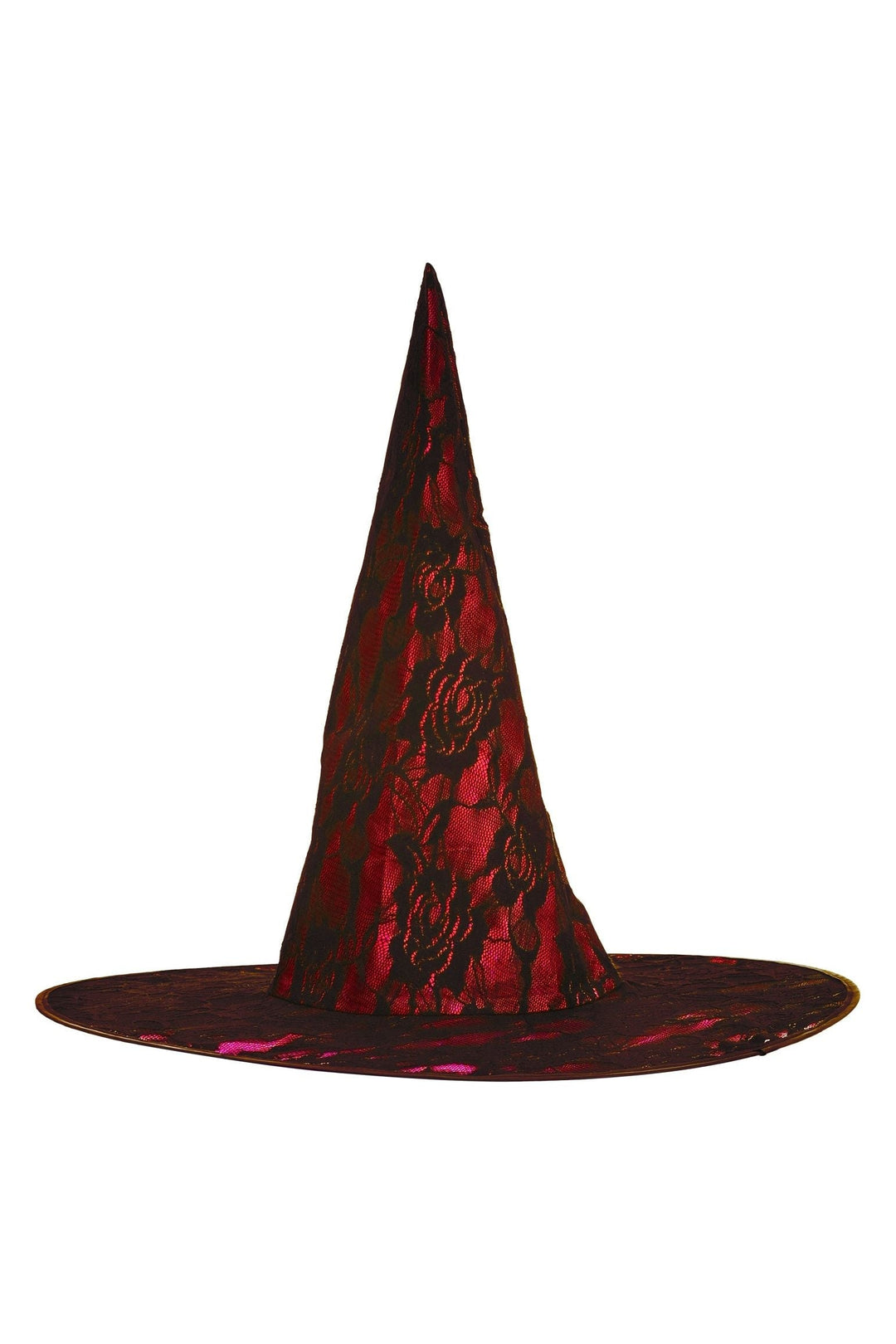 Red Lace Witch Hat - Love it Curvy
