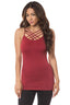 Seamless Triple Criss-Cross Front Cami | Love It Curvy