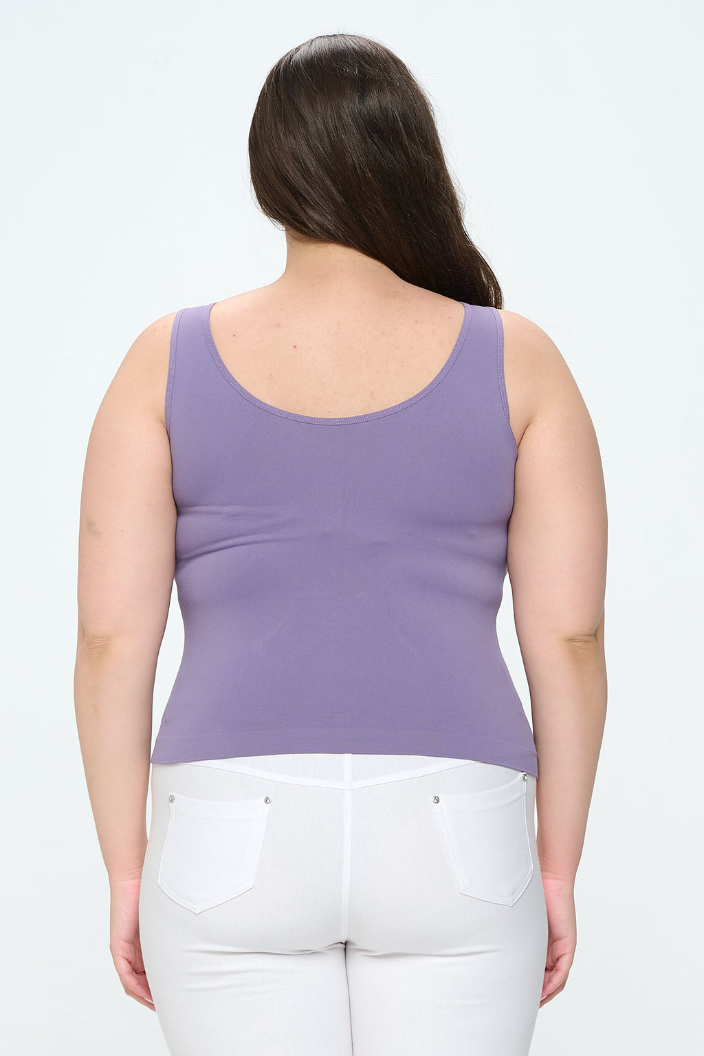 V or U Neckline Reversible Seamless Tank | Love It Curvy