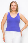 Love It Curvy V or U Neckline Reversible Seamless Tank
