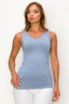 V or U Neckline Reversible Seamless Tank | Love It Curvy