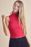 Always Classy Ribbed Mock Neck Tank | Love It Curvy