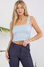 Seamless Textured Crop Tank | Love It Curvy