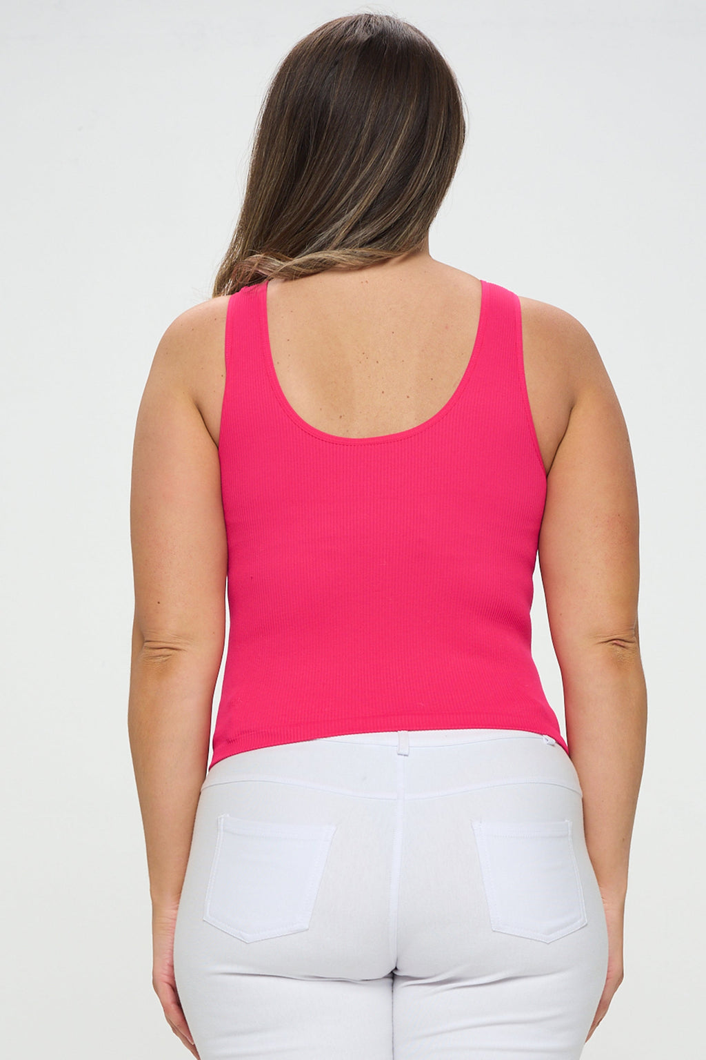Reversible Ribbed Seamless Tank | Love It Curvy