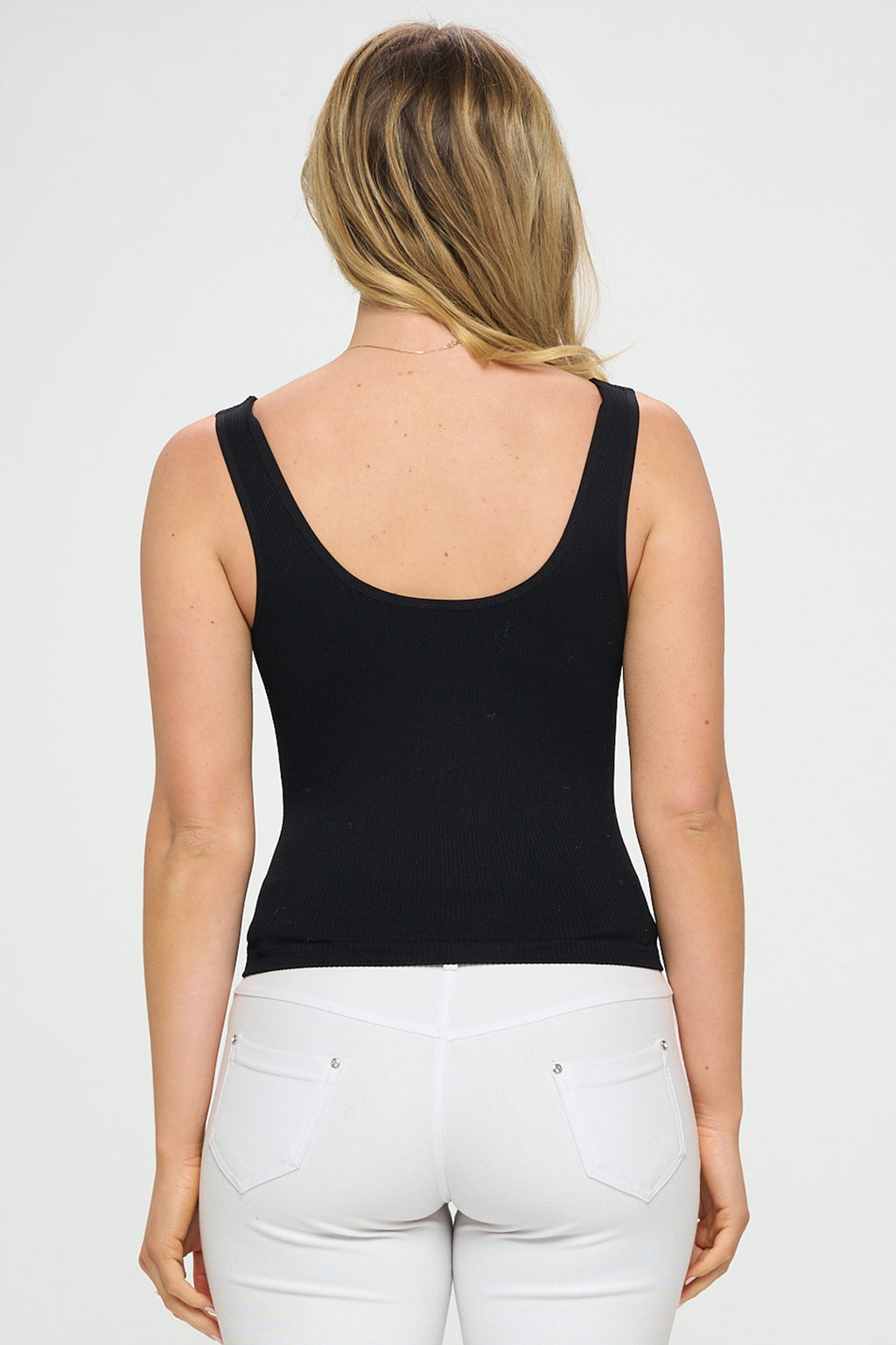 Reversible Ribbed Seamless Tank | Love It Curvy