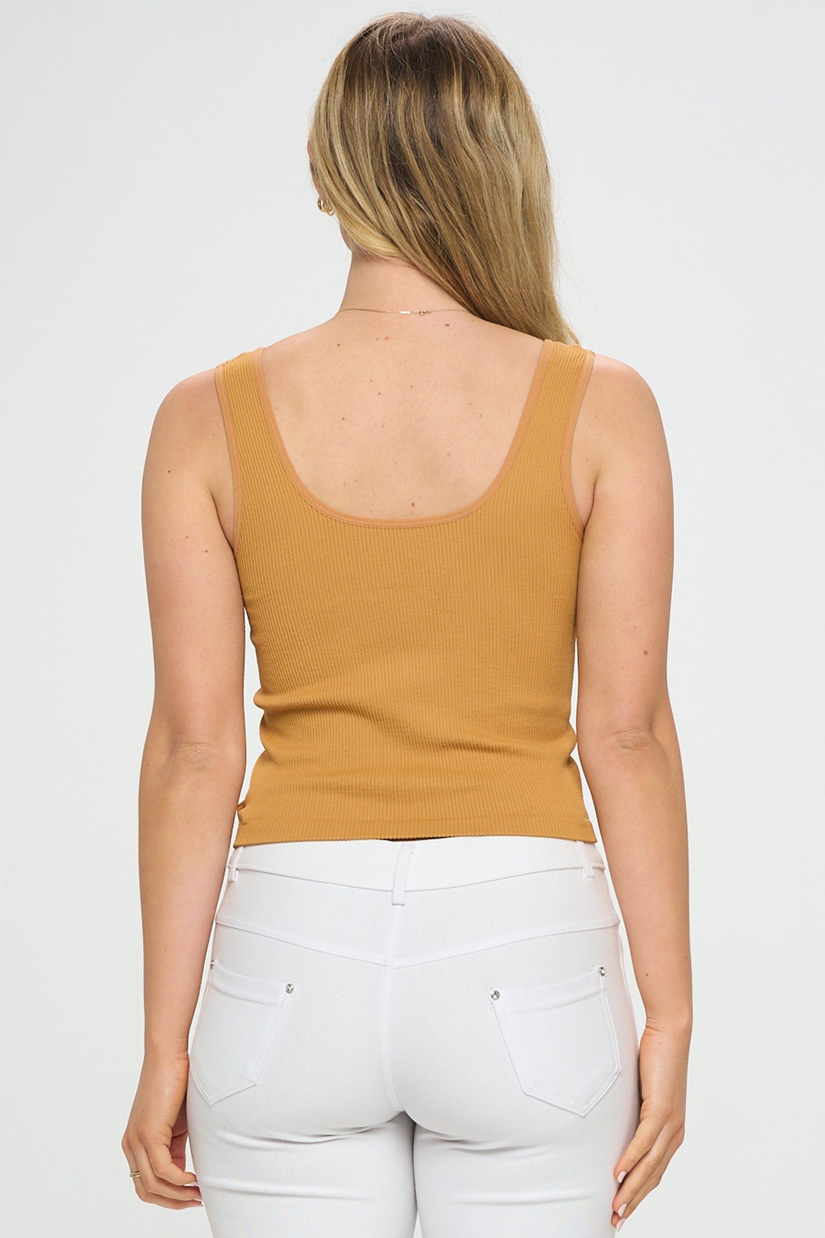 Reversible Ribbed Seamless Tank | Love It Curvy