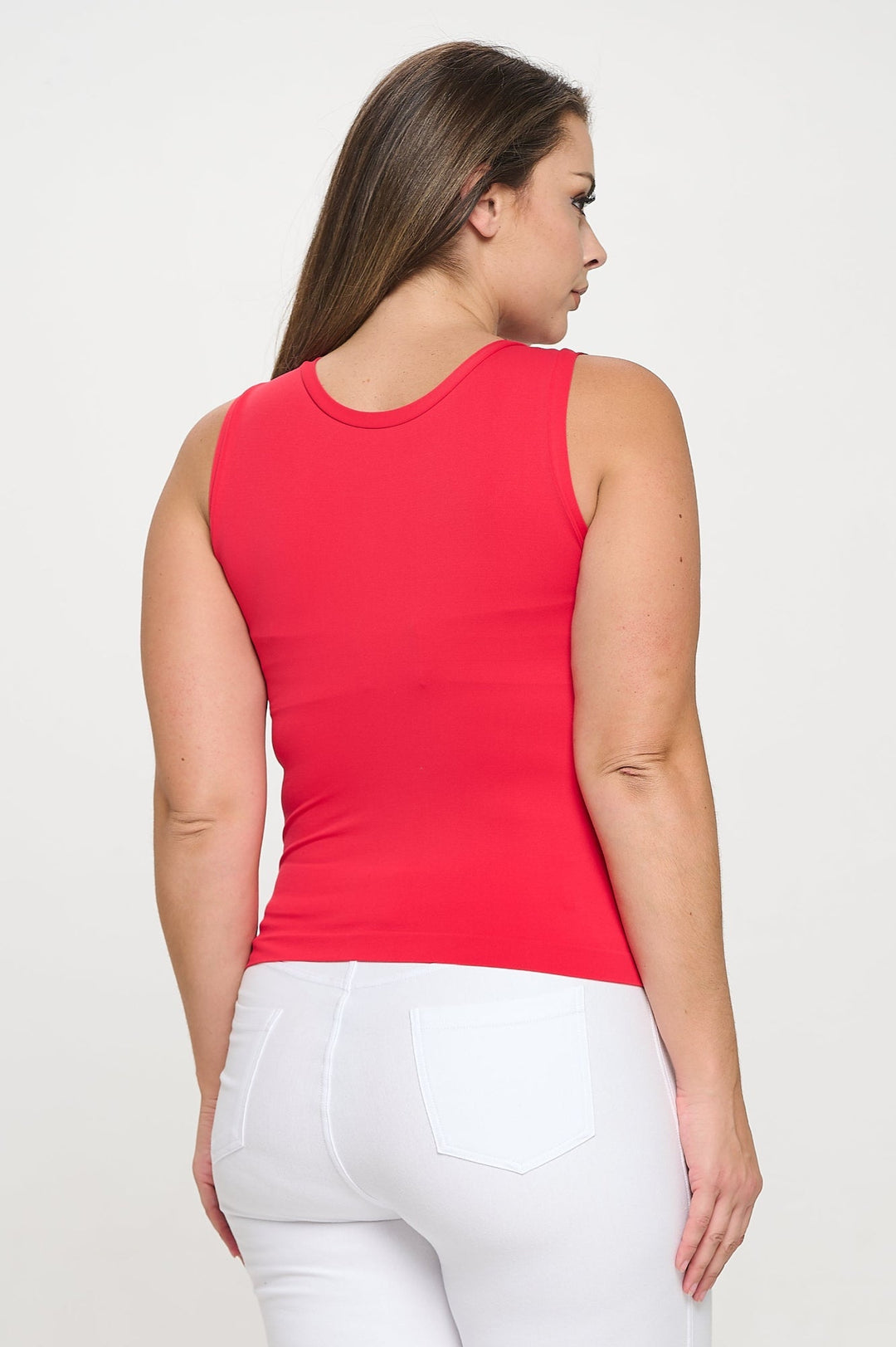 Women’s Reversible High-Low Neckline Seamless Tank